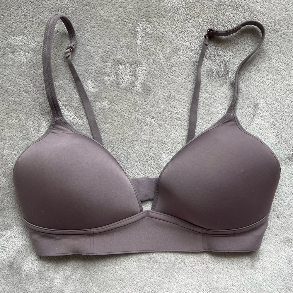 Aerie purple/grey full coverage bra